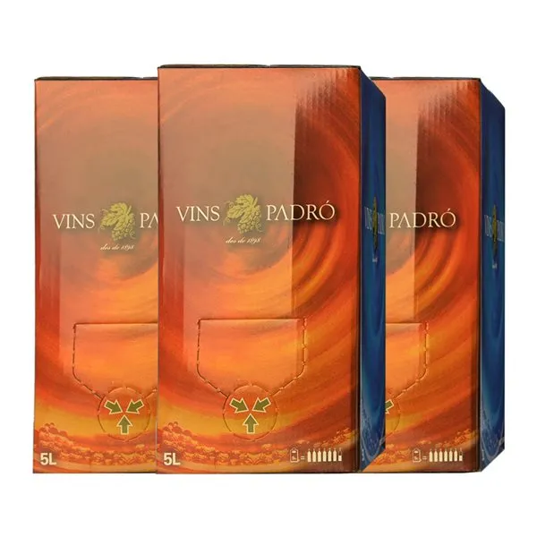 Padró Bag in Box 5 L Vino Rosado (Caja de 3 unidades)