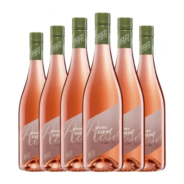 Pfaffl Ganz Zart Trocken — Seco Niederösterreich Rosé — Rosado 75 cl Vino Rosado (Caja de 6 unidades)