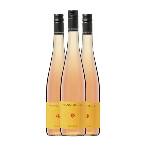 Pfannebecker Trocken — Seco Rheinhessen Cuvée, Rosé — Rosado Eco — Ecológico 75 cl Vino Rosado (Caja de 6 unidades)