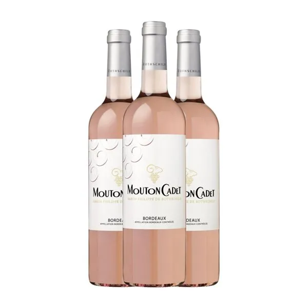 Philippe de Rothschild Mouton Cadet Bordeaux Rosé — Rosado 75 cl Vino Rosado (Caja de 6 unidades)