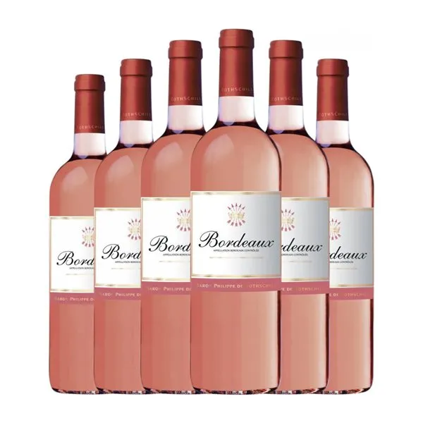 Philippe de Rothschild Bordeaux Rosé — Rosado 75 cl Vino Rosado (Caja de 6 unidades)