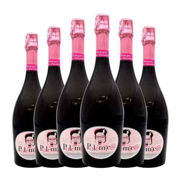 Polémic 75 cl Vino Rosado (Caja de 6 unidades)