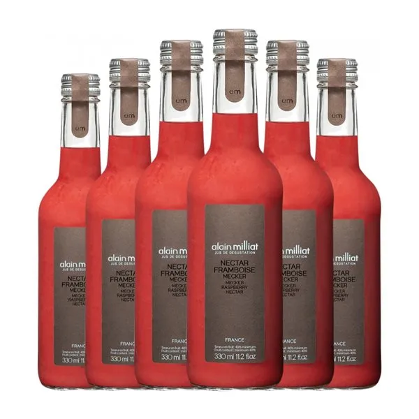 Zumo Alain Milliat Botellín Tercio 33 cl Vidrio Framboise — Frambuesa (Caja de 6 unidades)