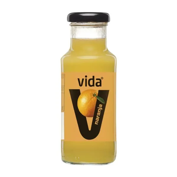 Zumo Caja de 24 unidades Vida Botellín 20 cl Naranja