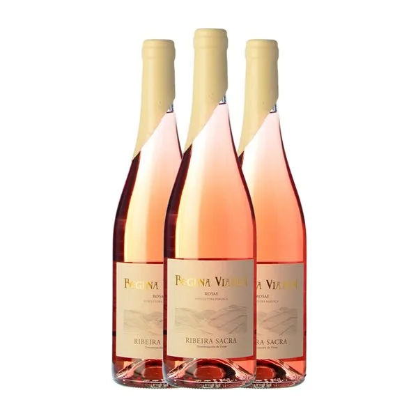 Regina Viarum Rosae Mencía Ribeira Sacra Joven 75 cl Vino Rosado (Caja de 3 unidades)
