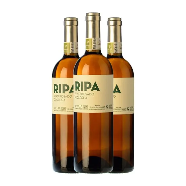 Ripa Navarrete Rioja 75 cl Vino Rosado (Caja de 3 unidades)