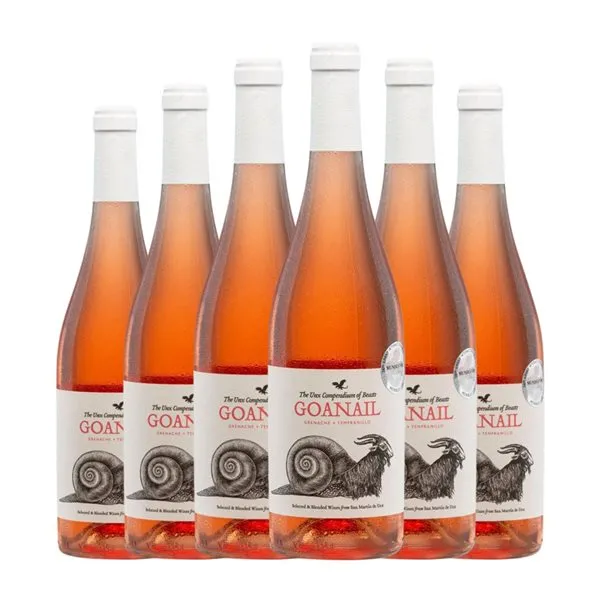 San Martín de Unx Goanail Navarra 75 cl Vino Rosado (Caja de 6 unidades)
