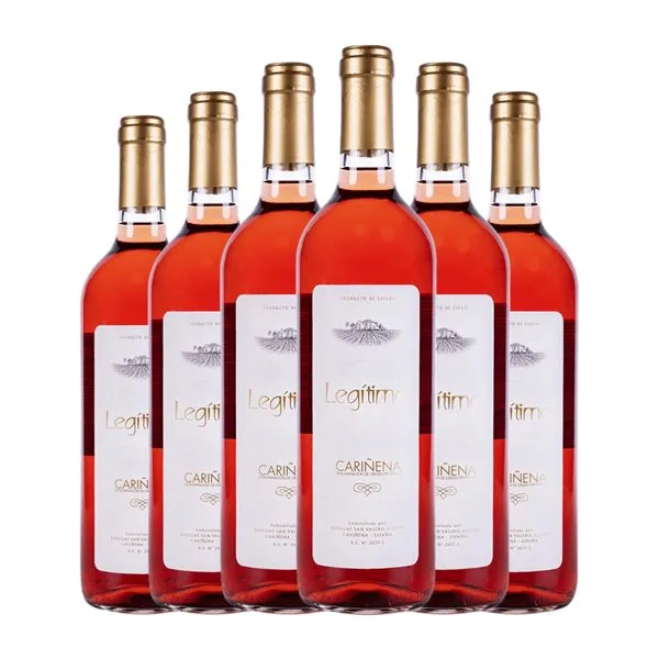 San Valero Legítimo Catalunya 75 cl Vino Rosado (Caja de 6 unidades)