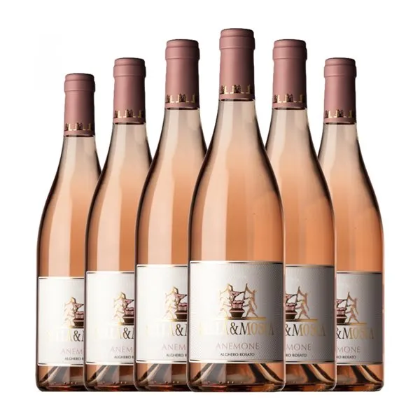 Sella e Mosca Anemone Alghero 75 cl Vino Rosado (Caja de 3 unidades)