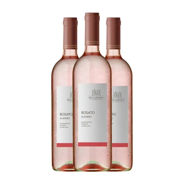 Sella e Mosca Sangiovese Alghero 75 cl Vino Rosado (Caja de 3 unidades)