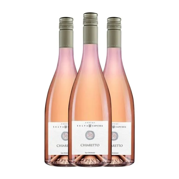 Selva Capuzza San Donino Chiaretto Piedmont Classico — Clásico 75 cl Vino Rosado (Caja de 3 unidades)