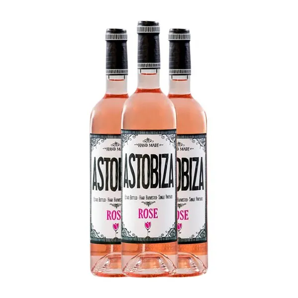 Señorío de Astobiza Hondarribi Zuri Arabako Txakolina Rosé — Rosado 75 cl Vino Rosado (Caja de 3 unidades)