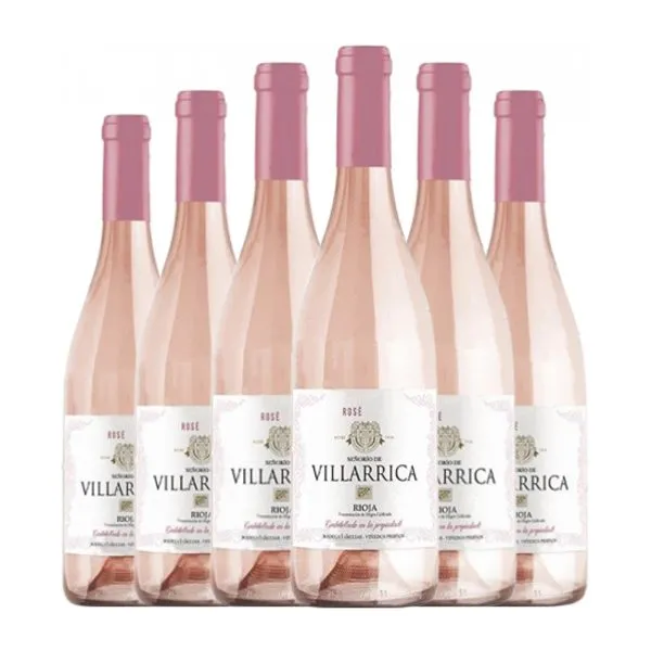 Señorío de Villarrica Rioja Joven 75 cl Vino Rosado (Caja de 6 unidades)