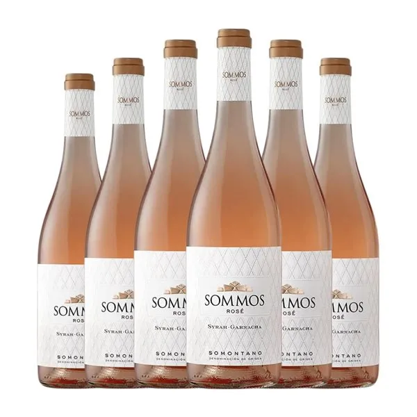 Sommos Somontano Rosé — Rosado Joven 75 cl Vino Rosado (Caja de 6 unidades)