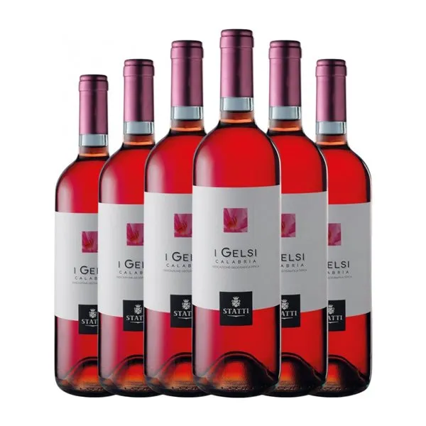 Statti I Gelsi Gaglioppo Calabria Rosé — Rosado 75 cl Vino Rosado (Caja de 6 unidades)