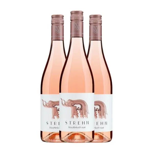 Strehn Blaufränkisch Burgenland Rosé — Rosado 75 cl Vino Rosado (Caja de 3 unidades)