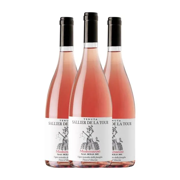Tasca Conti d'Almerita Madamarosè Sallier de la Tour Syrah Sicilia 75 cl Vino Rosado (Caja de 3 unidades)