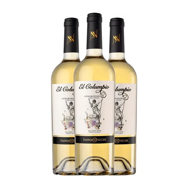 Tianna Negre Ses Nines El Columpio Binissalem 75 cl Vino Blanco (Caja de 3 unidades)