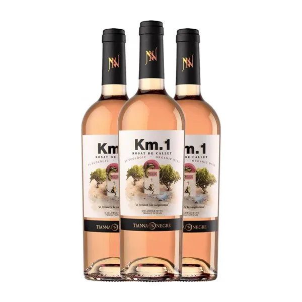 Tianna Negre Ses Nines Km. 1 Callet Vi de la Terra de Mallorca 75 cl Vino Rosado (Caja de 3 unidades)