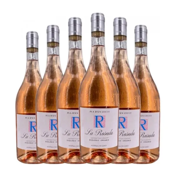 Torre del Veguer Conca Rosada Garnacha Conca de Barberà Joven Eco — Ecológico 75 cl Vino Rosado (Caja de 6 unidades)