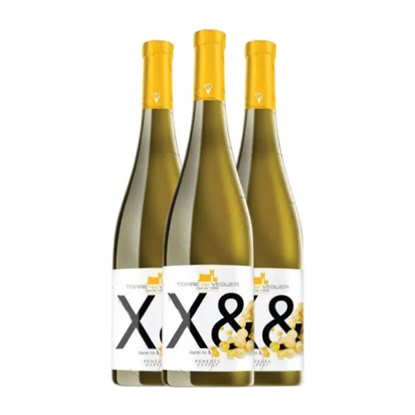 Torre del Veguer X&XV Penedès Joven 75 cl Vino Blanco (Caja de 3 unidades)