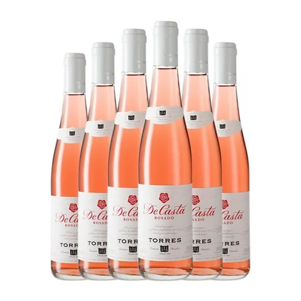 Torres De Casta Penedès Media Botella 37 cl Vino Rosado (Caja de 6 unidades)