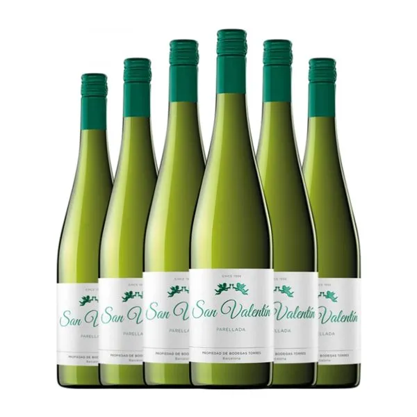 Torres San Valentín Media Botella 37 cl Vino Blanco (Caja de 6 unidades)