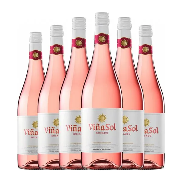 Torres Viña Sol Catalunya 75 cl Vino Rosado (Caja de 6 unidades)