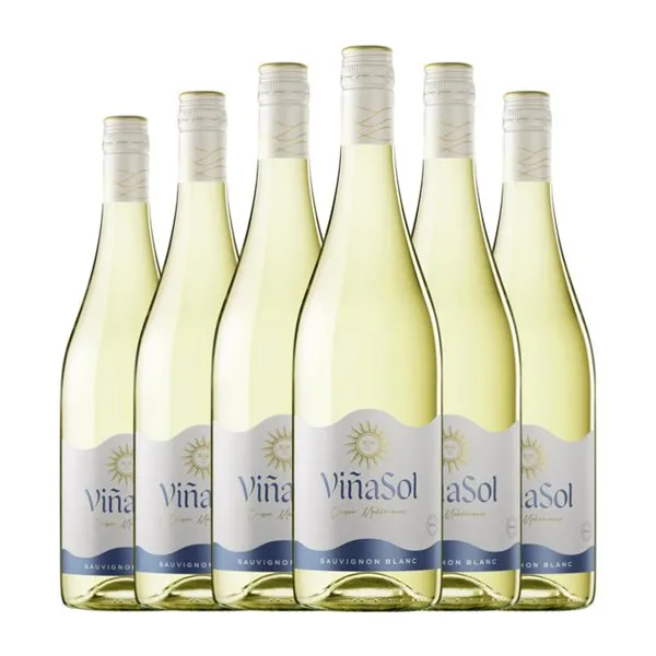 Torres Viña Sol Sauvignon Joven 75 cl Vino Blanco (Caja de 6 unidades)