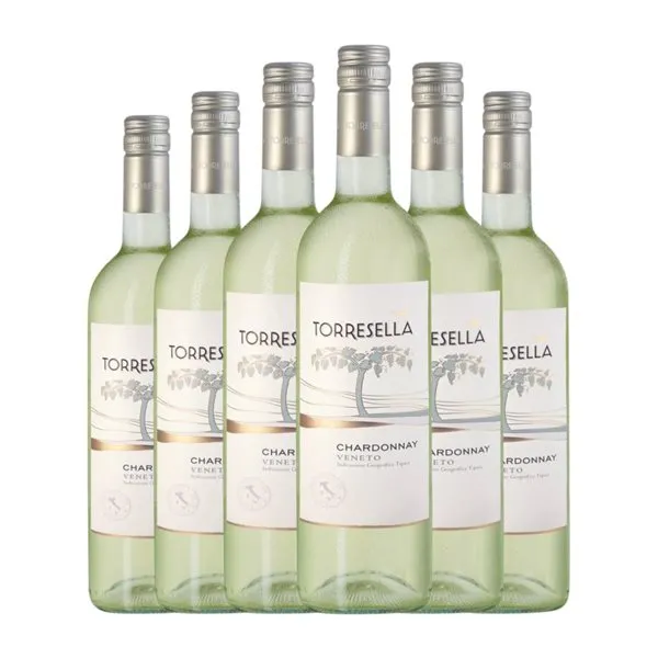 Torresella Chardonnay Veneto 75 cl Vino Blanco (Caja de 6 unidades)