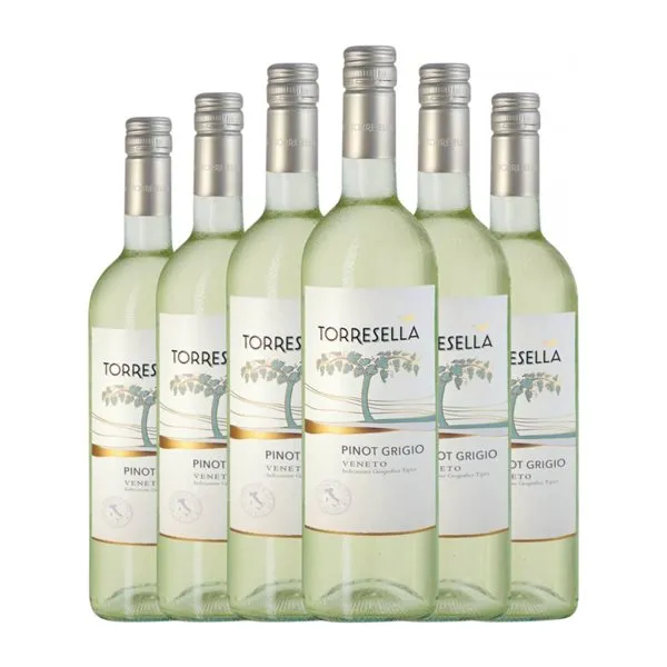 Torresella Pinot Gris Venezia 75 cl Vino Blanco (Caja de 6 unidades)