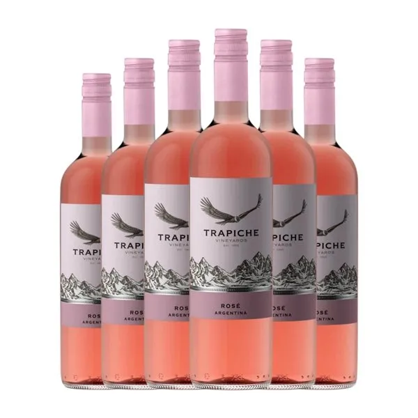 Trapiche Seco Mendoza Rosé — Rosado 75 cl Vino Rosado (Caja de 6 unidades)