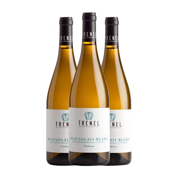Trénel Chardonnay Beaujolais 75 cl Vino Blanco (Caja de 3 unidades)