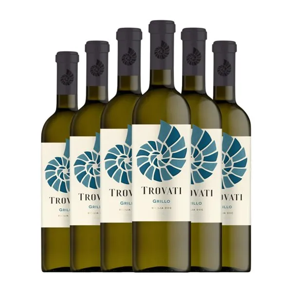 Trovati Grillo Sicilia 75 cl Vino Blanco (Caja de 6 unidades)