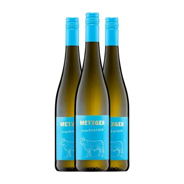 Uli Metzger Prachtstück KuhbA Halbtrocken — Semiseco Pfälz Cuvée 75 cl Vino Blanco (Caja de 6 unidades)