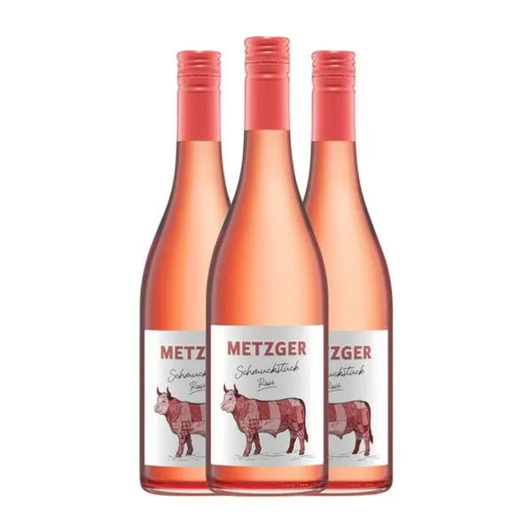 Uli Metzger Schmuckstück Pinot Negro Pfälz Rosé — Rosado 75 cl Vino Rosado (Caja de 6 unidades)