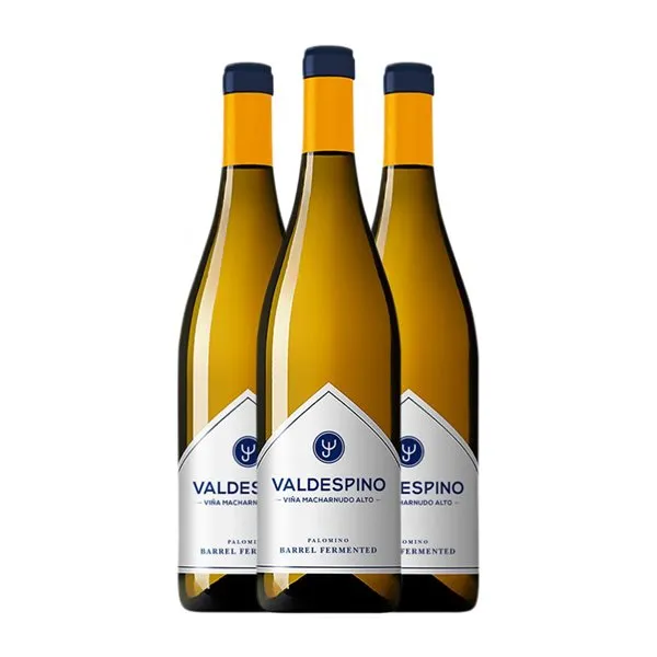 Valdespino Viña Macharnudo Alto Palomino Fino Vino de la Tierra de Cádiz Crianza 75 cl Vino Blanco (Caja de 3 unidades)