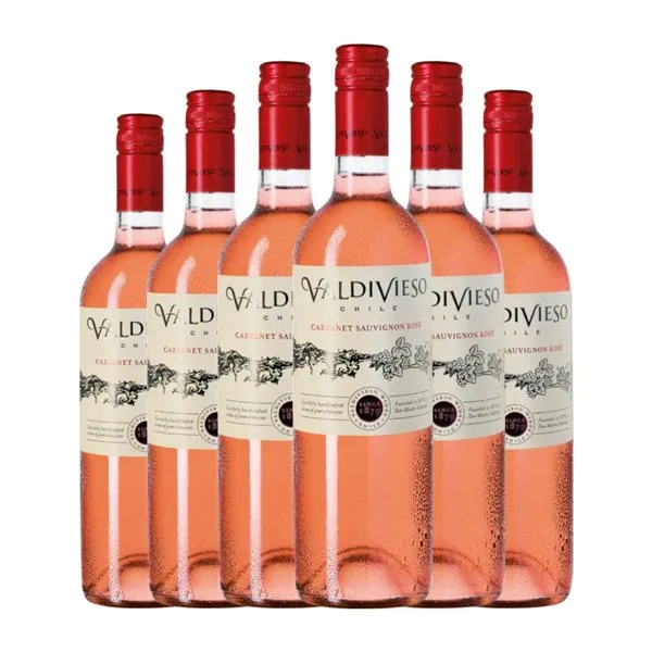 Valdivieso Cabernet Sauvignon Valle Central Rosé — Rosado 75 cl Vino Rosado (Caja de 6 unidades)