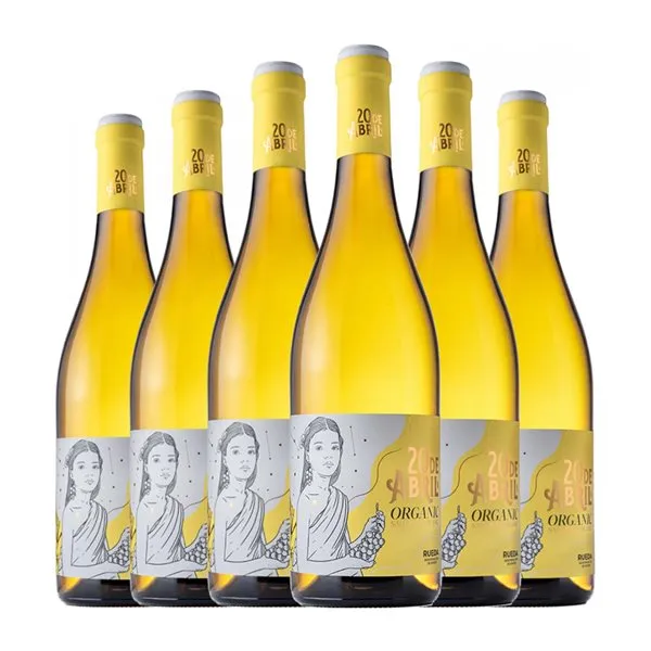 Verdeal 20 de Abril Sauvignon Rueda Organic — Ecológico 75 cl Vino Blanco (Caja de 6 unidades)