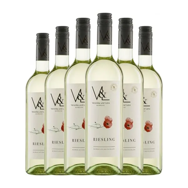 Veronika & Lenz Riesling Baden Eco — Ecológico 75 cl Vino Blanco (Caja de 6 unidades)