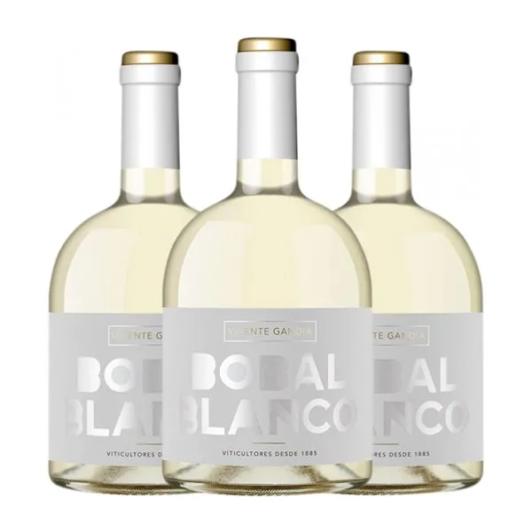 Vicente Gandía Bobal Utiel-Requena 75 cl Vino Blanco (Caja de 3 unidades)