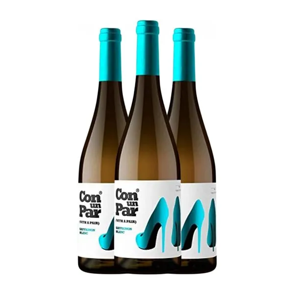 Vicente Gandía Con un Par Sauvignon Valencia 75 cl Vino Blanco (Caja de 3 unidades)