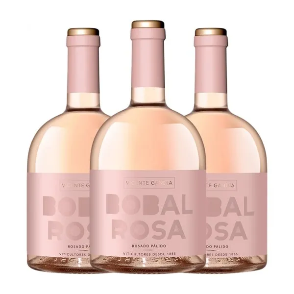 Vicente Gandía Rosa Bobal Utiel-Requena 75 cl Vino Rosado (Caja de 3 unidades)