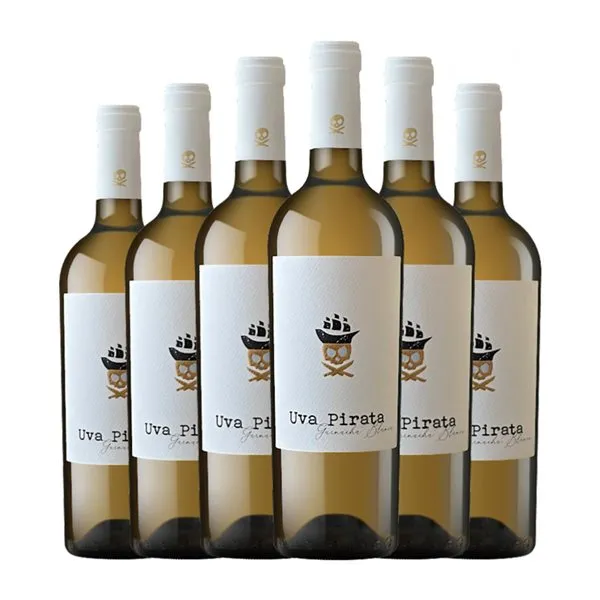 Vicente Gandía Uva Pirata Garnacha Valencia 75 cl Vino Blanco (Caja de 6 unidades)