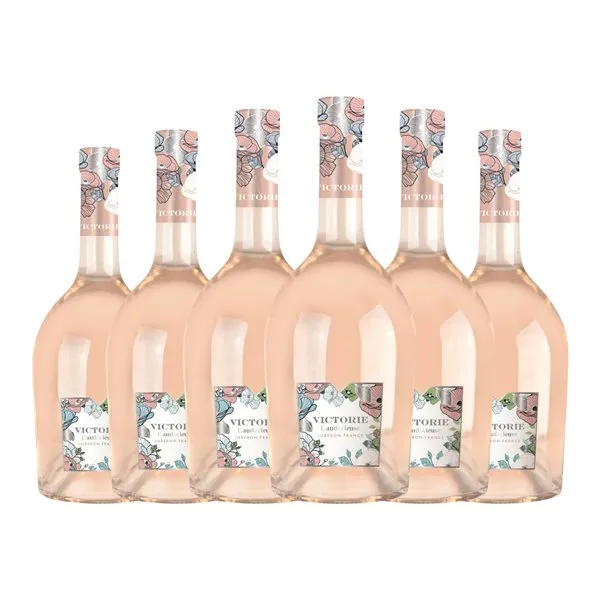 Victorine l'Audacieuse Côtes du Rhône Rosé — Rosado 75 cl Vino Rosado (Caja de 6 unidades)