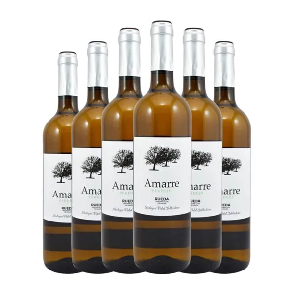 Vidal Soblechero Amarre Verdejo Rueda 75 cl Vino Blanco (Caja de 6 unidades)