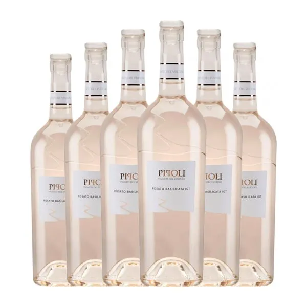 Vigneti del Vulture Pipoli Aglianico Basilicata 75 cl Vino Rosado (Caja de 6 unidades)