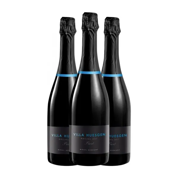 Villa Huesgen. Wiltinger Scharzberg Riesling Brut Mosel 75 cl Espumoso Blanco (Caja de 3 unidades)