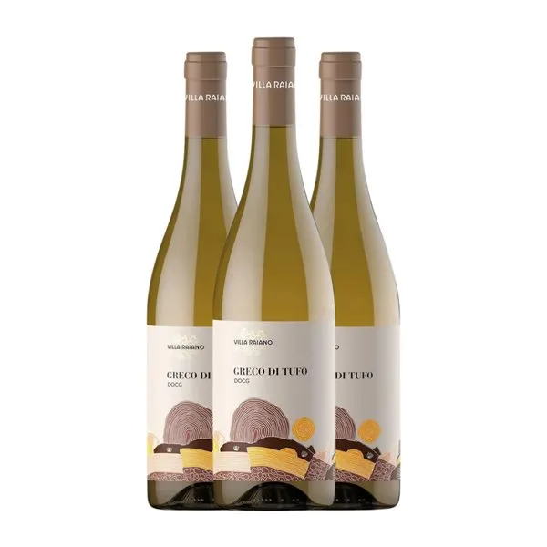 Villa Raiano Greco Greco di Tufo  75 cl Vino Blanco (Caja de 3 unidades)