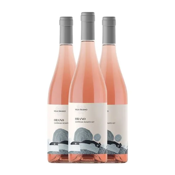 Villa Raiano Orano Campania Aglianico Campania 75 cl Vino Rosado (Caja de 3 unidades)